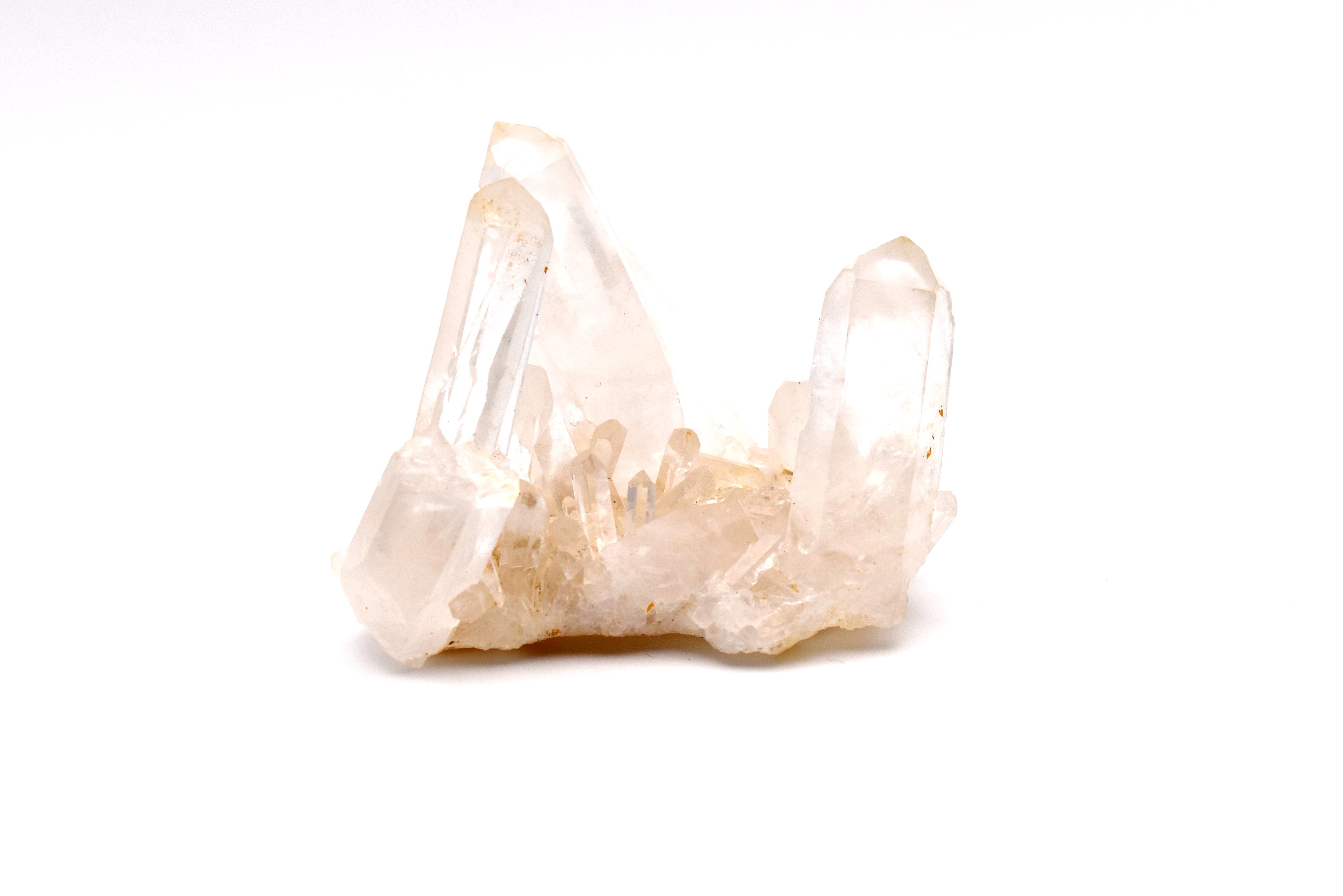 Natural Rough Quartz Crystal Cluster